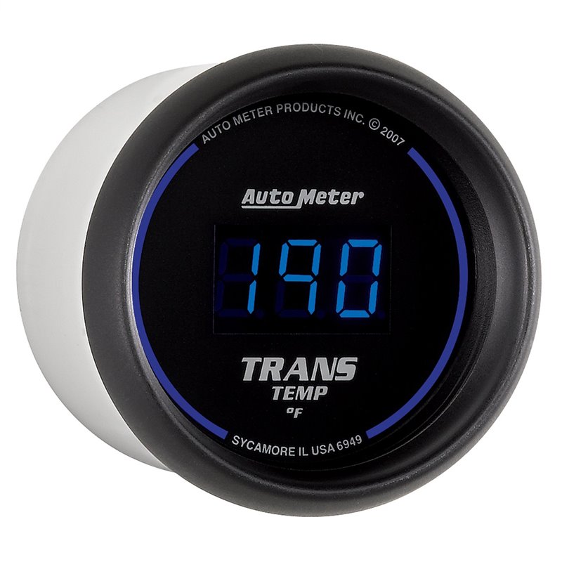 AutoMeter | GAUGE TRANS TEMP 2 1/16in. 340deg.F DIGITAL BLACK DIAL W/BLUE LED AutoMeter Gauges