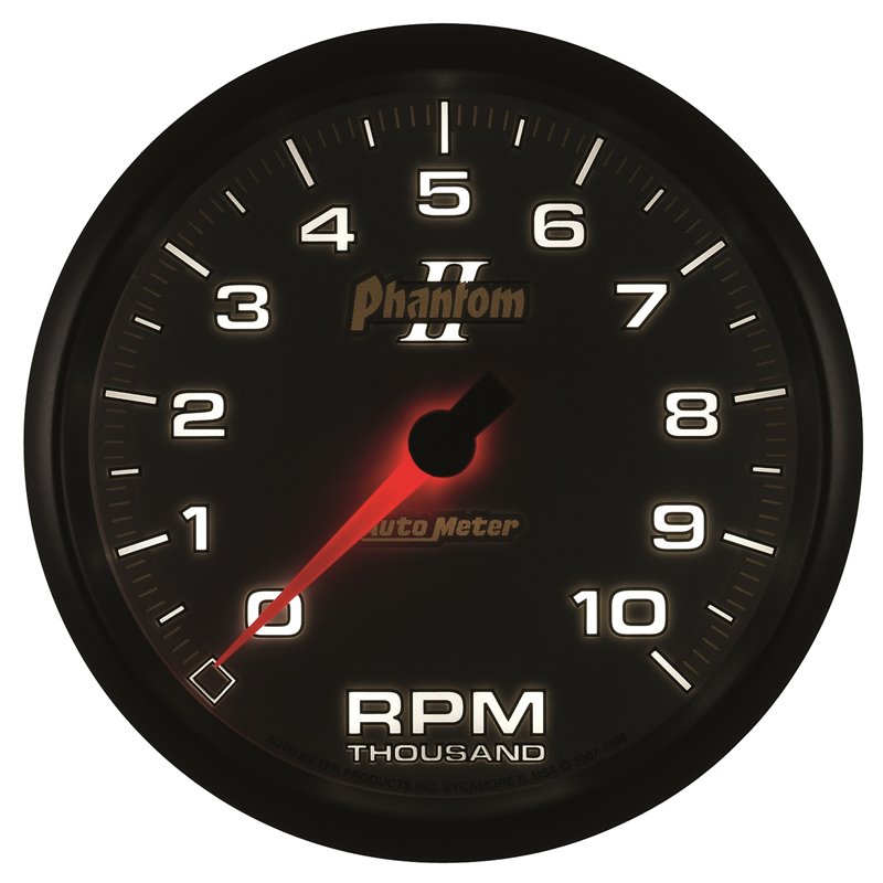 AutoMeter | GAUGE TACHOMETER 5in. 10K RPM IN-DASH PHANTOM II AutoMeter Gauges
