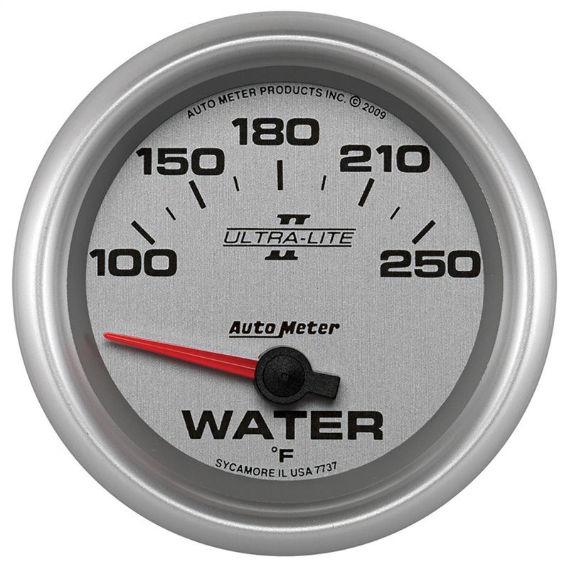 AutoMeter | GAUGE WATER TEMP 2 5/8in. 100-250deg.F ELECTRIC ULTRA-LITE II AutoMeter Gauges