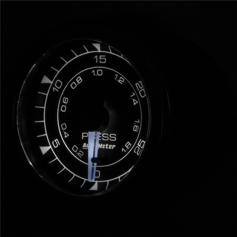 AutoMeter | GAUGE PRESSURE 2 1/16in. 30PSI DIGITAL STEPPER MOTOR CHRONO AutoMeter Gauges