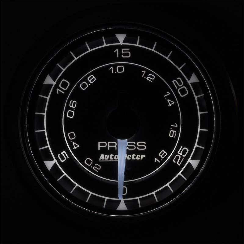 AutoMeter | GAUGE PRESSURE 2 1/16in. 30PSI DIGITAL STEPPER MOTOR CHRONO AutoMeter Gauges