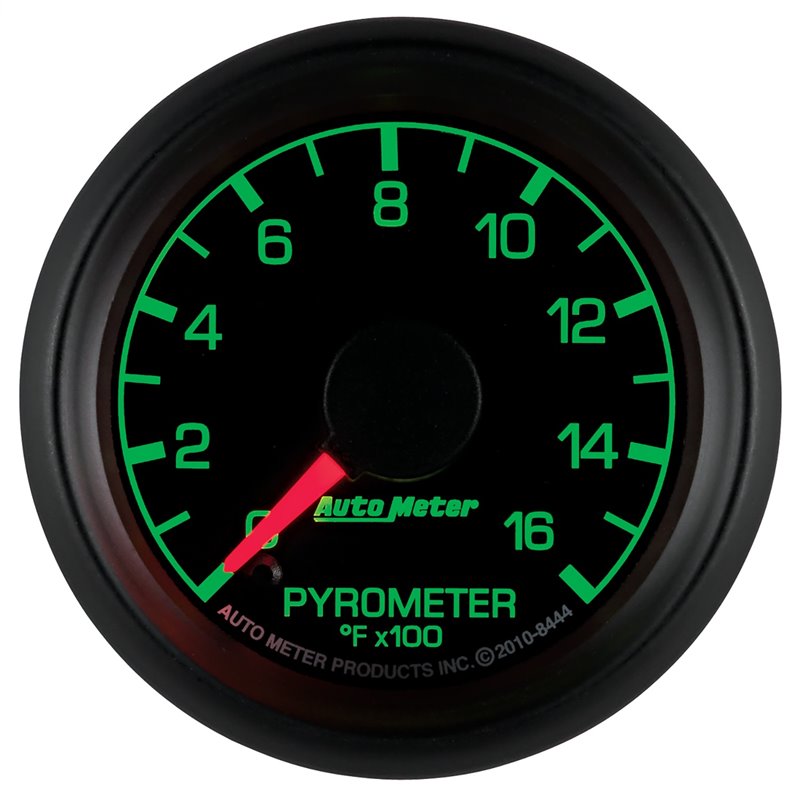 AutoMeter | GAUGE PYROMETER (EGT) 2 1/16in. 1600deg.F STEPPER MOTOR FORD FACTORY MATCH AutoMeter Gauges