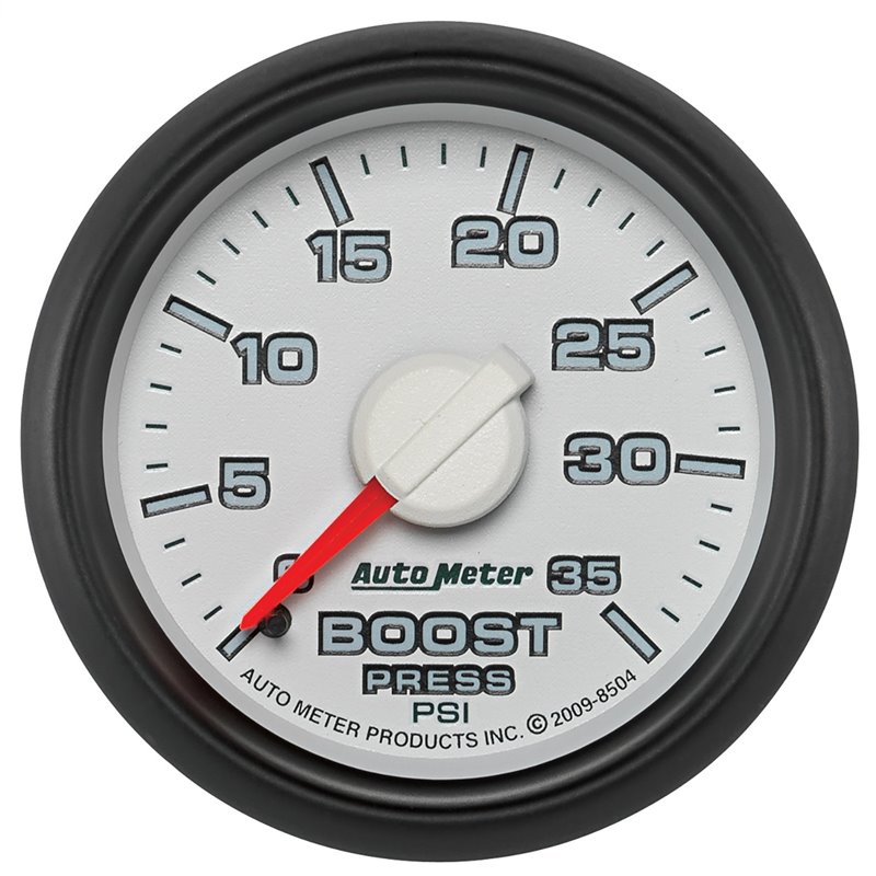 AutoMeter | GAUGE BOOST 2 1/16in. 35PSI MECHANICAL RAM GEN 3 FACTORY MATCH AutoMeter Gauges