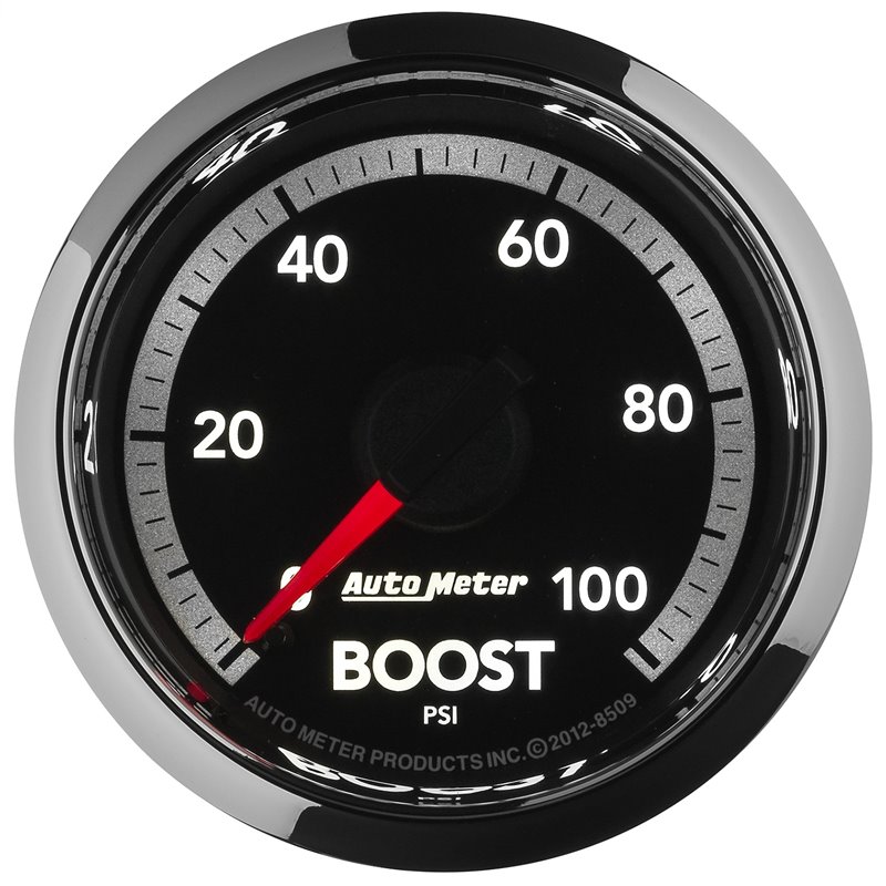 AutoMeter | GAUGE BOOST 2 1/16in. 100PSI MECHANICAL RAM GEN 4 FACTORY MATCH AutoMeter Cadrans