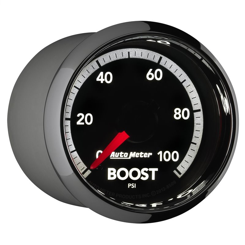 AutoMeter | GAUGE BOOST 2 1/16in. 100PSI MECHANICAL RAM GEN 4 FACTORY MATCH AutoMeter Cadrans