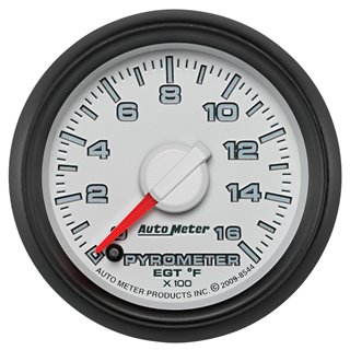 AutoMeter | GAUGE PYRO. (EGT) 2 1/16in. 1600deg.F STEPPER MOTOR RAM GEN 3 FACT. MATCH AutoMeter Gauges