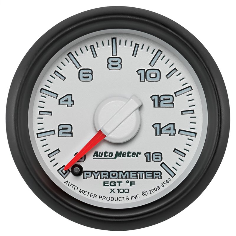 AutoMeter | GAUGE PYRO. (EGT) 2 1/16in. 1600deg.F STEPPER MOTOR RAM GEN 3 FACT. MATCH AutoMeter Gauges