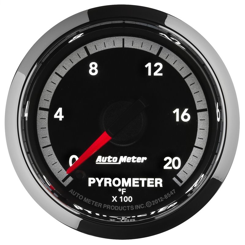 AutoMeter | GAUGE PYRO. (EGT) 2 1/16in. 2000deg.F STEPPER MOTOR RAM GEN 4 FACT. MATCH AutoMeter Gauges