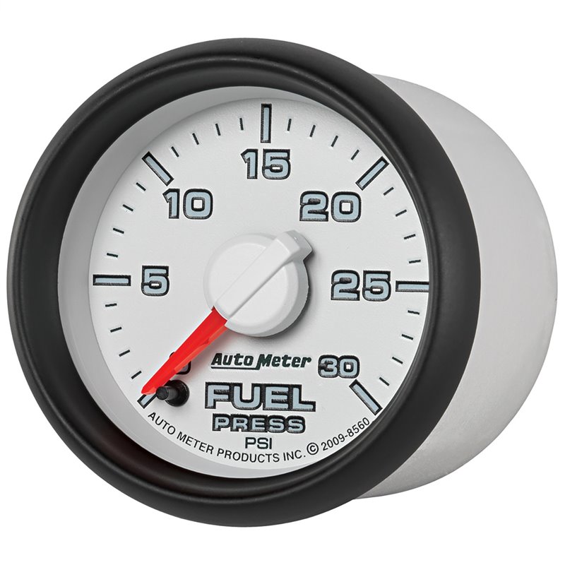 AutoMeter | GAUGE FUEL PRESS 2 1/16in. 30PSI DIGITAL STEPPER MOTOR RAM GEN 3 FACT. MATC AutoMeter Gauges