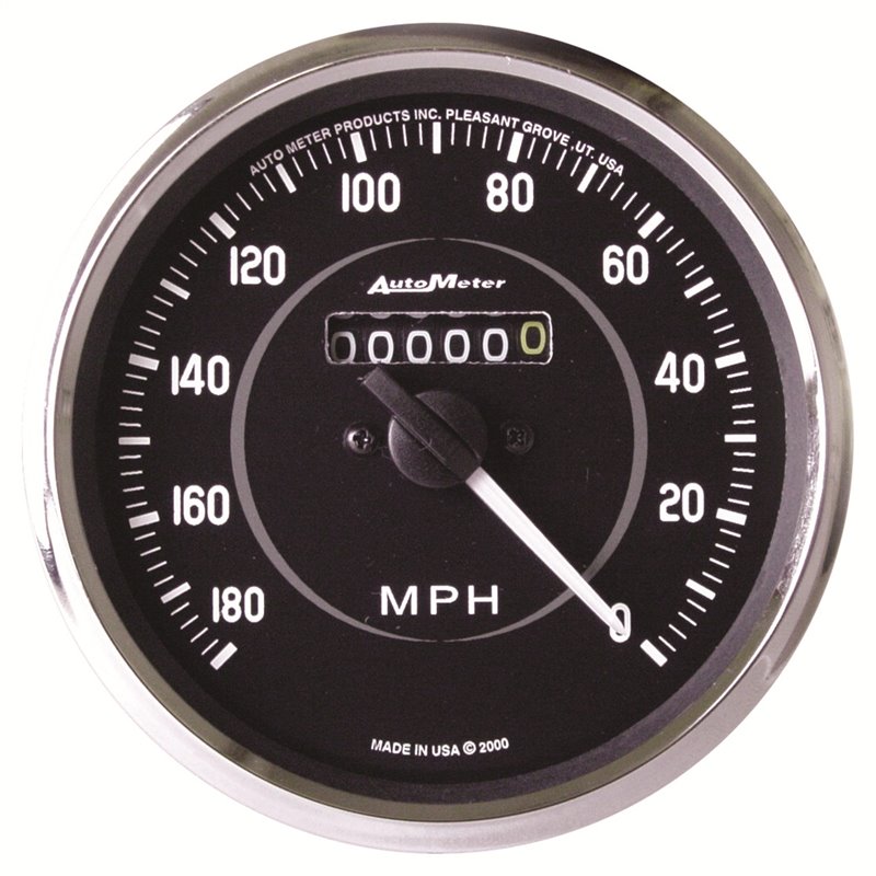 AutoMeter | GAUGE SPEEDOMETER 4in. 180MPH MECHANICAL (REVERSE ROTATION) COBRA AutoMeter Gauges