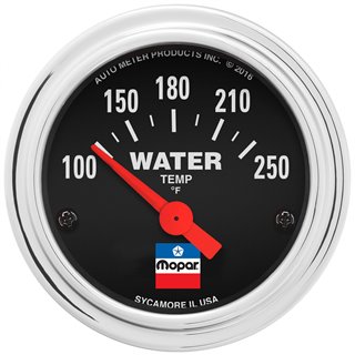 AutoMeter | GAUGE WATER TEMP 2-1/16in. 100-250`F ELEC MOPAR CLASSIC AutoMeter Gauges