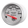 AutoMeter | GAUGE OIL TEMP 2 1/16in. 140-300deg.F ELECTRIC MARINE SILVER AutoMeter Gauges