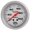 AutoMeter | GAUGE OIL PRESSURE 2 5/8in. 100PSI MECHANICAL MARINE SILVER AutoMeter Gauges