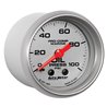 AutoMeter | GAUGE OIL PRESSURE 2 1/16in. 100PSI MECHANICAL MARINE SILVER AutoMeter Gauges