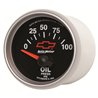 AutoMeter | GAUGE OIL PRESSURE 2 1/16in. 100PSI ELECTRIC CHEVY RED BOWTIE BLACK AutoMeter Gauges