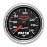 AutoMeter | GAUGE WATER TEMP 2 1/16in. 120-240deg.F MECHANICAL CHEVY RED BOWTIE BLACK AutoMeter Gauges