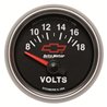 AutoMeter | GAUGE VOLTMETER 2 1/16in. 18V ELECTRIC CHEVY RED BOWTIE BLACK AutoMeter Gauges