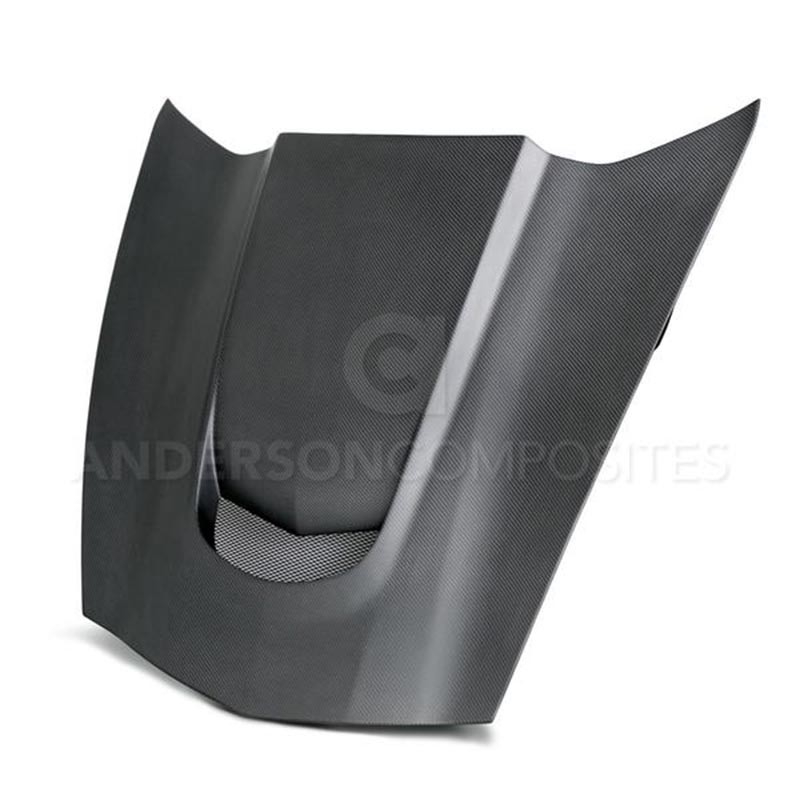 Anderson Composites | Dry Carbon Fiber Hood - Corvette 6.2L 2014-2019 Anderson Composites Hoods & Scoops