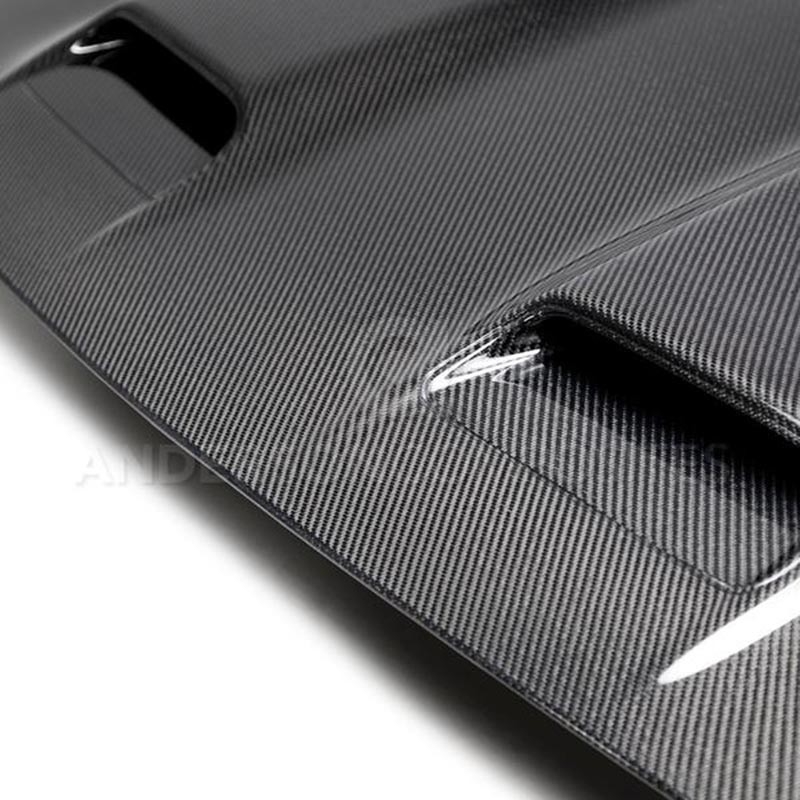 Anderson Composites | Carbon Fiber Hood - Challenger 2019-2021 Anderson Composites Hoods & Scoops