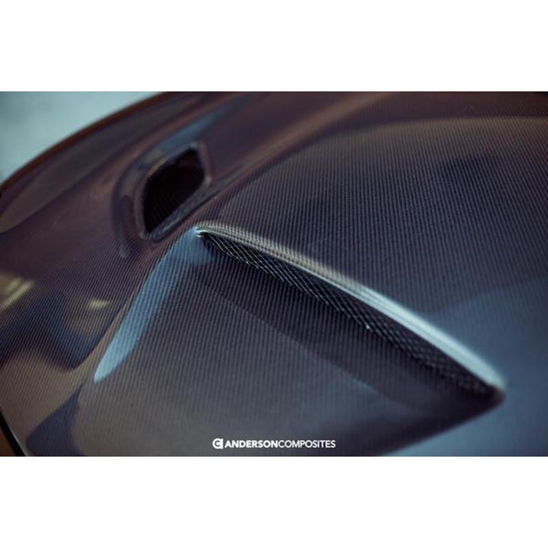 Anderson Composites | Carbon Fiber Hood - Charger 2015-2021 Anderson Composites Hoods & Scoops