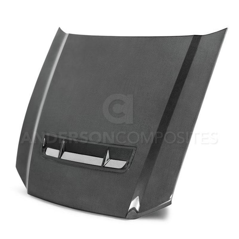 Anderson Composites | Carbon Fiber Hood - Mustang GT / Shelby GT500 2010-2014 Anderson Composites Hoods & Scoops