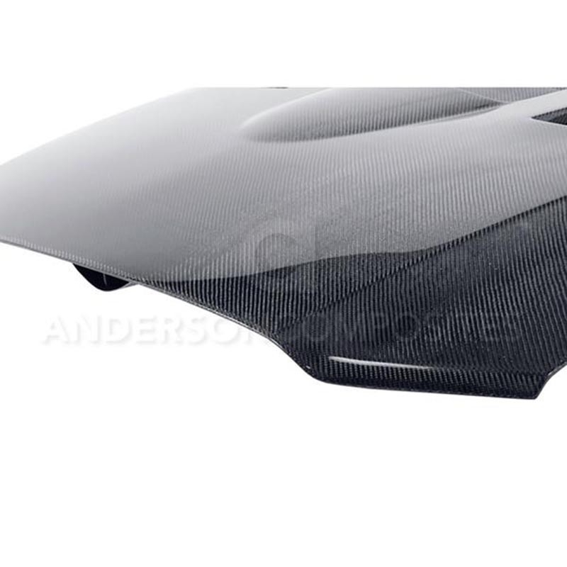 Anderson Composites | Carbon Fiber Hood - SHELBY GT500 / GT / V6 2010-2014 Anderson Composites Body Kits