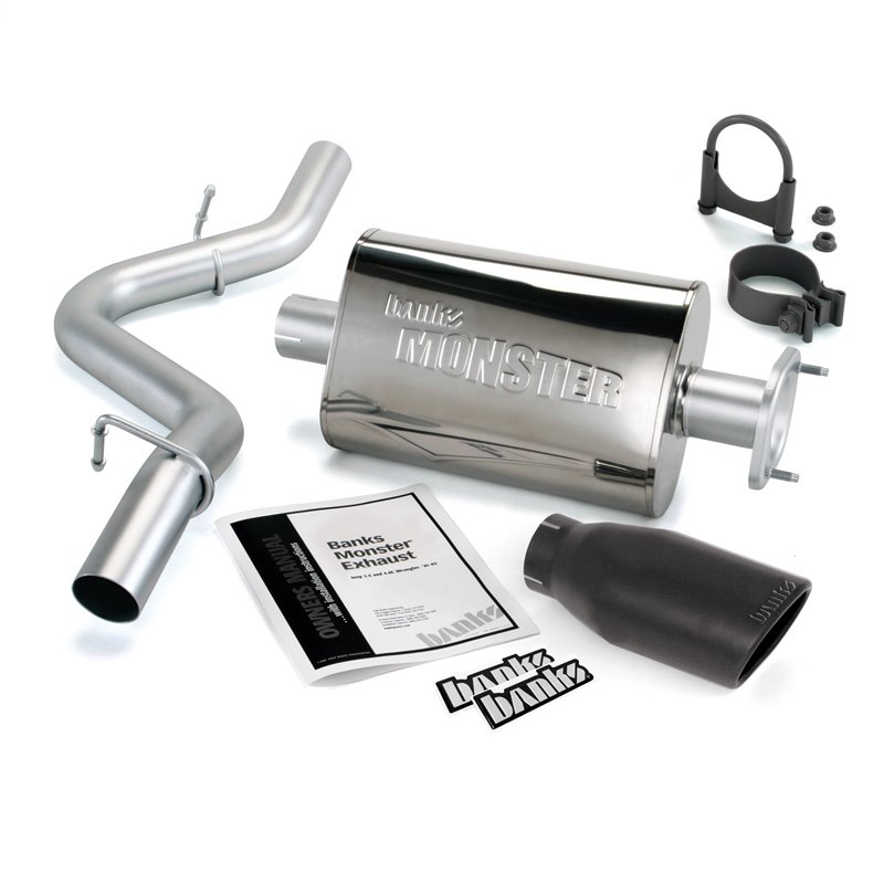 Banks Power | Monster® Exhaust - Wrangler 4.0L 2004-2006 Banks Power Cat-Back Exhausts
