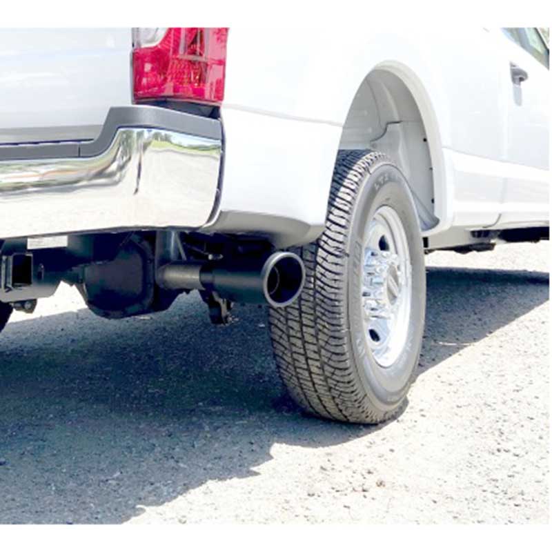 Gibson | Black Elite Cat-Back Single Exhaust Stainless - F-250 / F-350 7.3L 2020-2020 Gibson Performance Cat-Back Exhausts