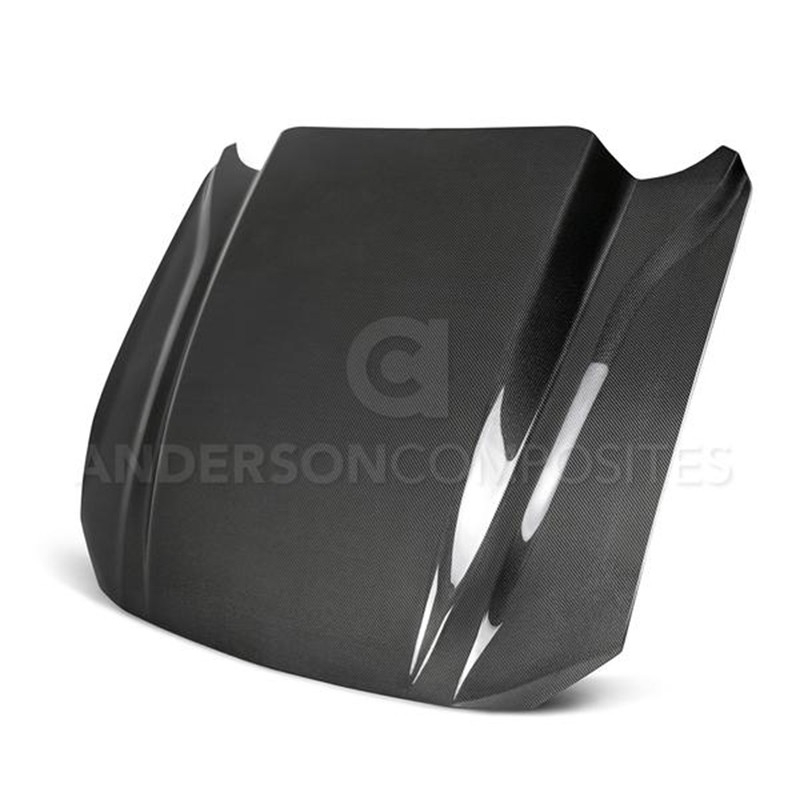 Anderson Composites | Carbon Fiber Hood - Mustang 2.3T / 5.0L / 5.2L 2018-2022 Anderson Composites Hoods & Scoops