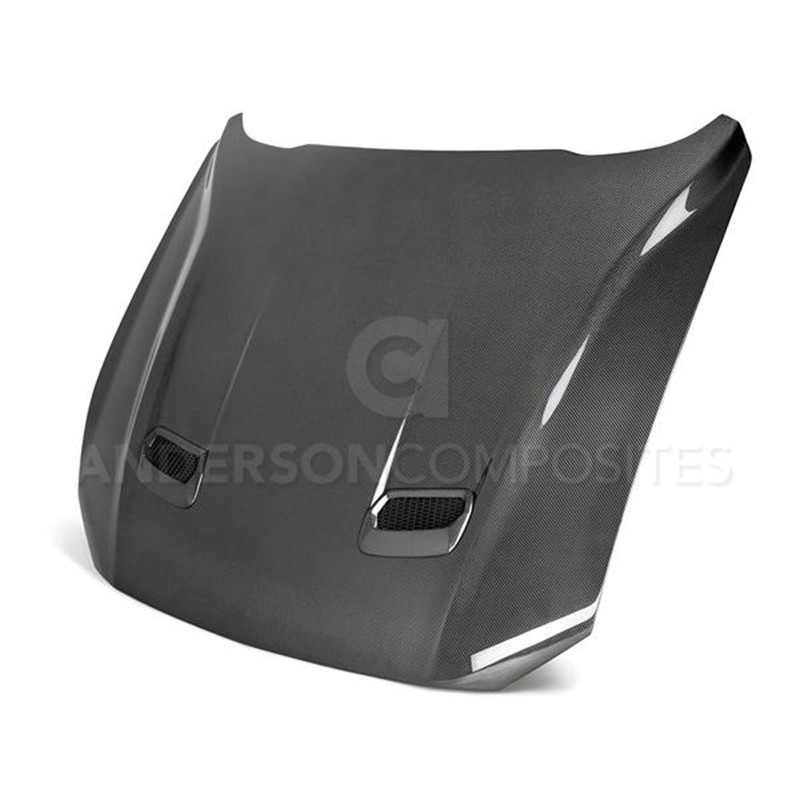 Anderson Composites | Carbon Fiber Hood - Mustang 2.3T / 5.0L / 5.2L 2018-2022 Anderson Composites Hoods & Scoops