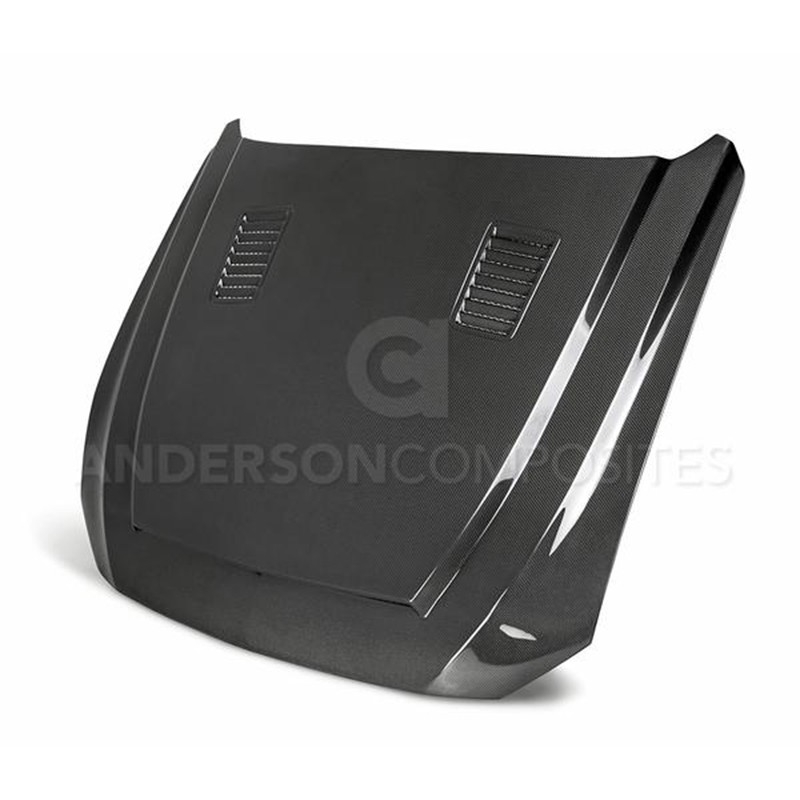 Anderson Composites | Carbon Fiber Hood - Mustang 2.3T / 5.0L / 5.2L 2018-2022 Anderson Composites Hoods & Scoops