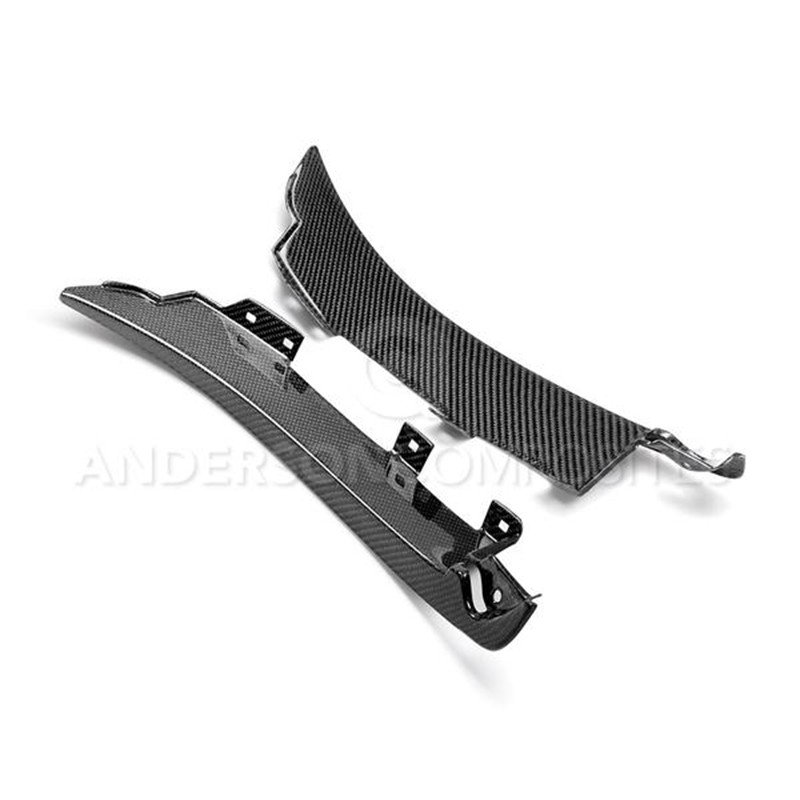 Anderson Composites | Carbon Fiber Splash Guards - Mustang 2015-2020 Anderson Composites Exterior Trim