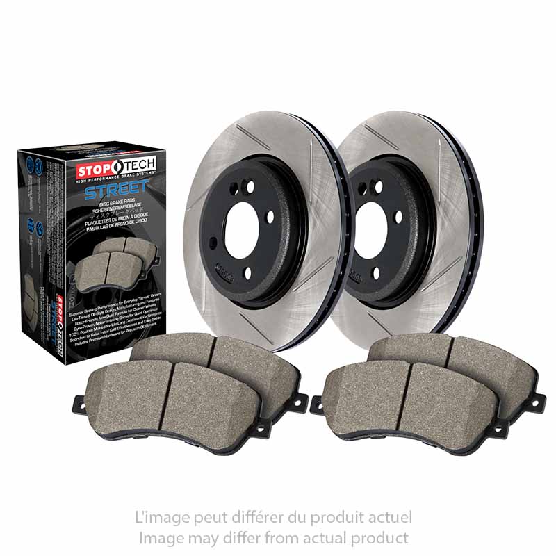 StopTech | Street Axle Pack - Slotted - Arrière StopTech Ensemble de freins