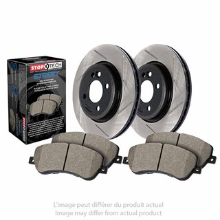 StopTech | Street Axle Pack - Slotted - Avant StopTech Ensemble de freins