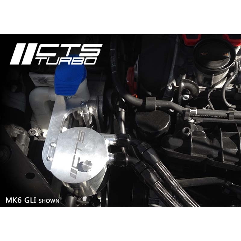 CTS TURBO | MK6 CC / GTI / GLI / A3 / TT 2.0T GEN1 TSI CATCH CAN KIT CTS Turbo Oil Catch Can
