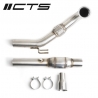 CTS TURBO | DOWNPIPE w/ HIGH-FLOW CAT GEN 3 1.8T/2.0T TSI CTS Turbo Downpipes