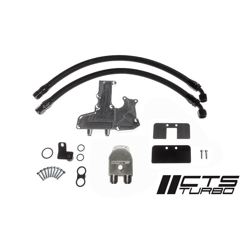 CTS TURBO | AUDI B8.5 A4 / A5 CATCH CAN KIT (FLEX-FUEL w/ ALUMINUM INTAKE MANIFOLD) CTS Turbo Oil Catch Can