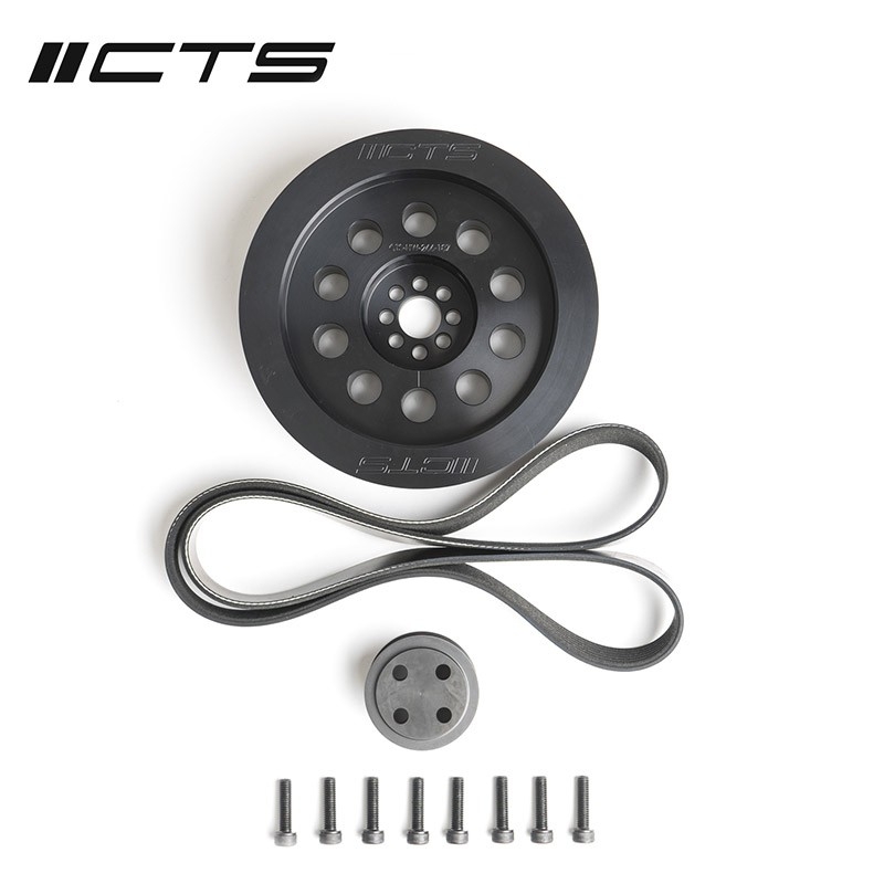 CTS TURBO | 3.0T V6 DUAL PULLEY UPGRADE KIT (BOLT-ON, 187MM) CTS Turbo Pulleys & Belts