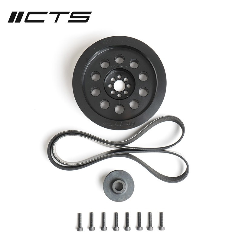 CTS TURBO | 3.0T V6 DUAL PULLEY UPGRADE KIT (PRESS-ON, 180MM) CTS Turbo Poulies & Courroies