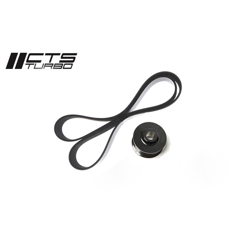 CTS TURBO | B8/B8.5 S4, S5, Q5, Sq5, C7/C7.5 A6, A7, Q7 3.0T Supercharger Pulley - Press On Style CTS Turbo Pulleys & Belts
