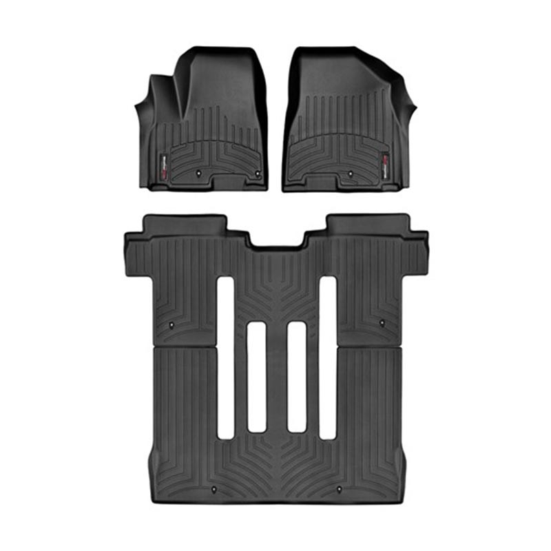 WeatherTech | FloorLiner Kit (Front & Rear) (8 passengers) - Kia Sedona 15-21 WeatherTech Floor Mats