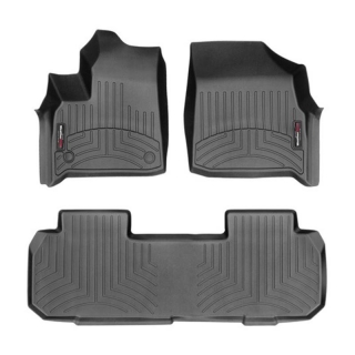 WeatherTech | Front & 2nd Row FloorLiner Kit - Chevrolet Traverse 18-21 WeatherTech Floor Mats