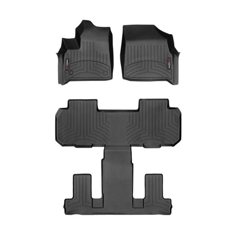 WeatherTech | Front & 2nd Row FloorLiner Kit - Chevrolet Traverse 18-21 WeatherTech Floor Mats