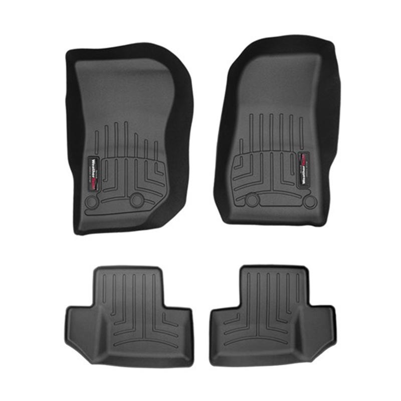 WeatherTech | Front & Rear FloorLiner Kit - Jeep Wrangler (JK) 2014-2018 WeatherTech Floor Mats