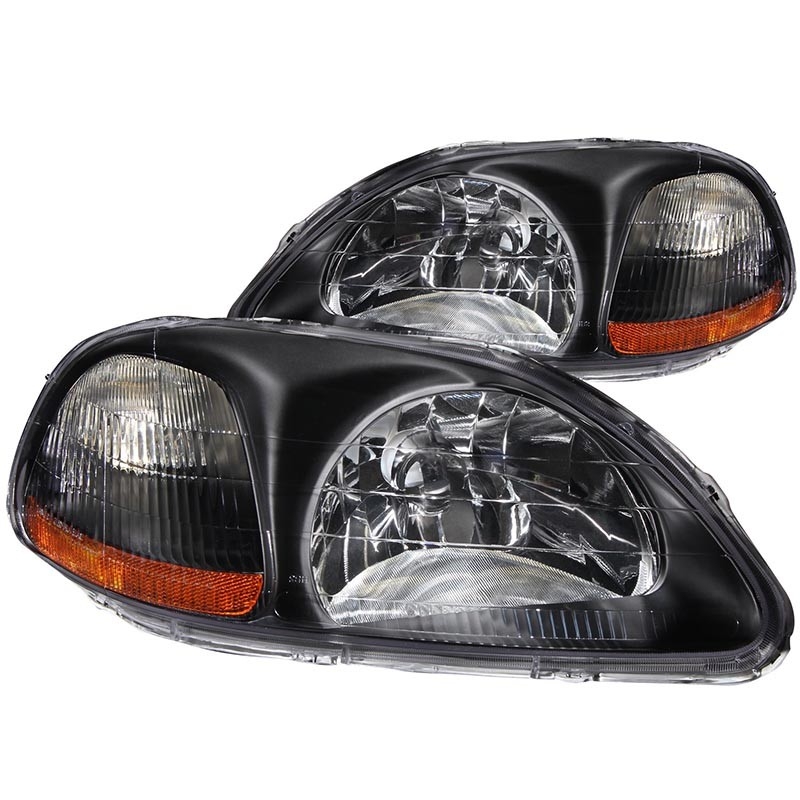 ANZO | Crystal Headlights Noir - HONDA CIVIC Anzo USA Phares avant