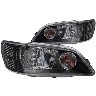 ANZO | Crystal Headlights Noir - Lancer 2.0L 2002-2003 Anzo USA Headlights