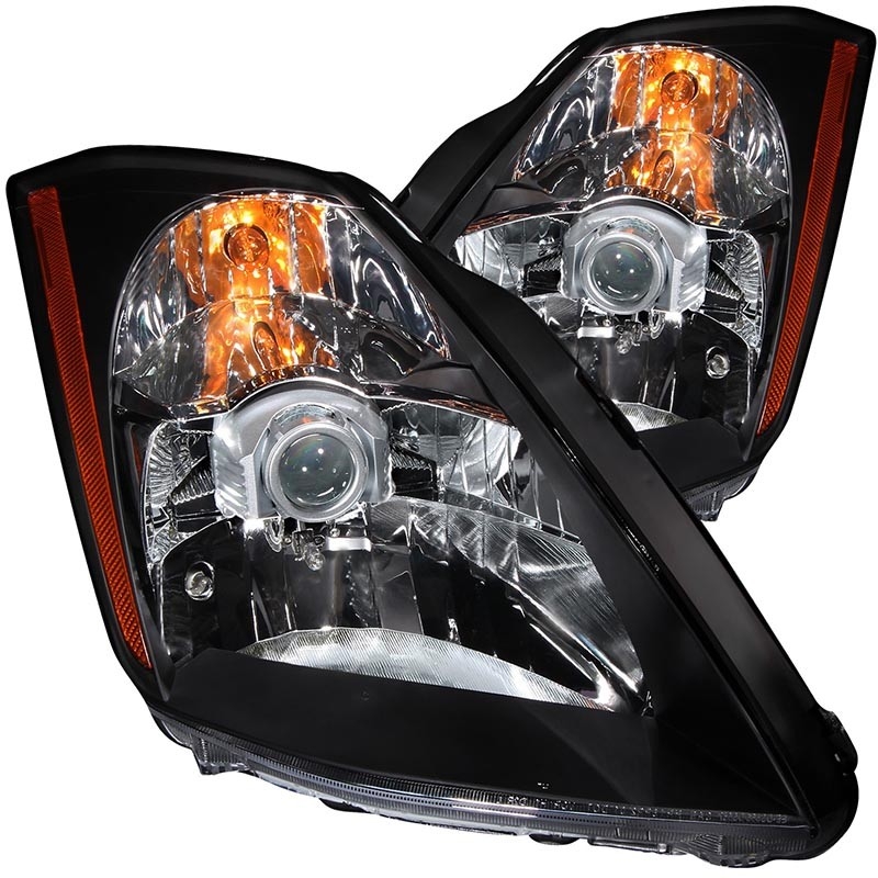 ANZO | Crystal Headlights Noir - 350Z 3.5L 2003-2005 Anzo USA Headlights