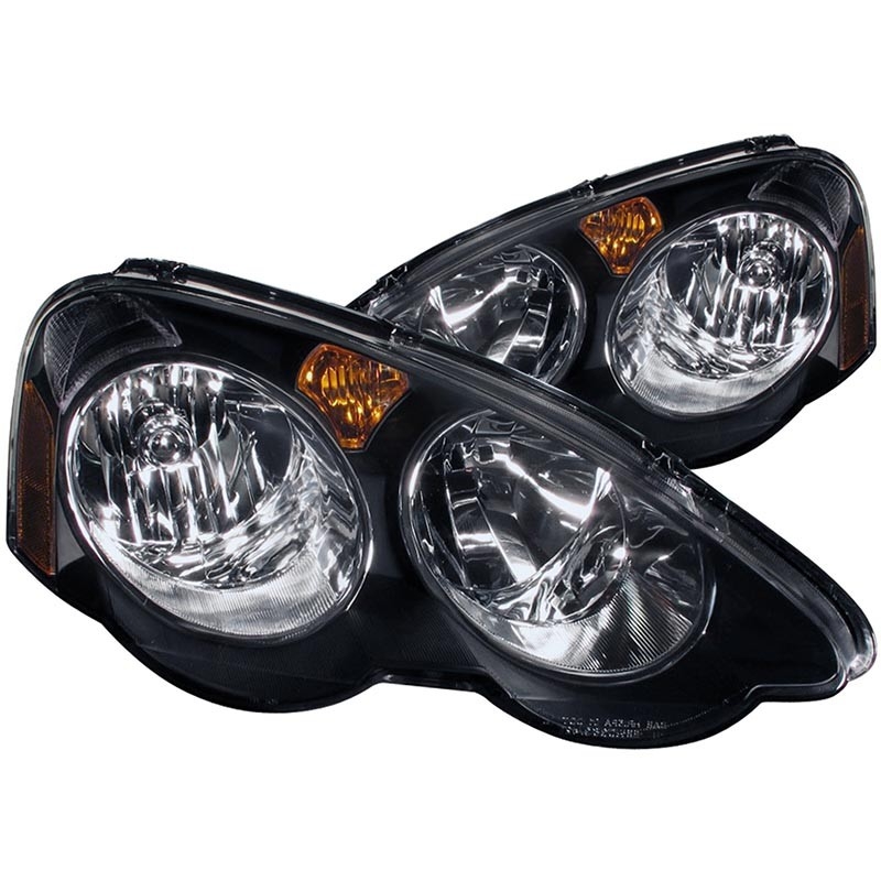 ANZO | Crystal Headlights Noir - RSX 2.0L 2002-2004 Anzo USA Headlights