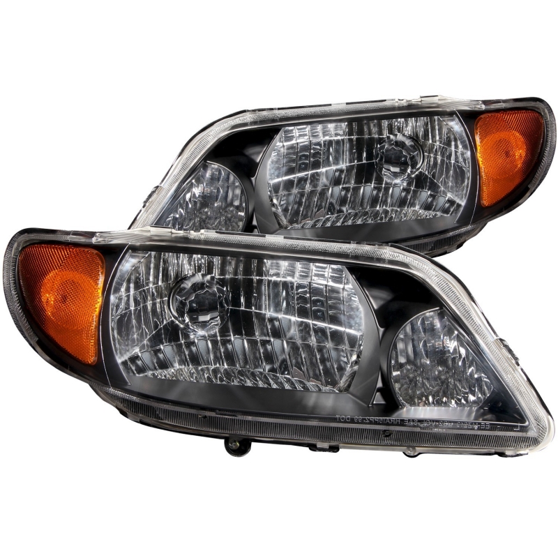 ANZO | Crystal Headlights Noir - Protege 1.6L / 2.0L 2001-2003 Anzo USA Headlights