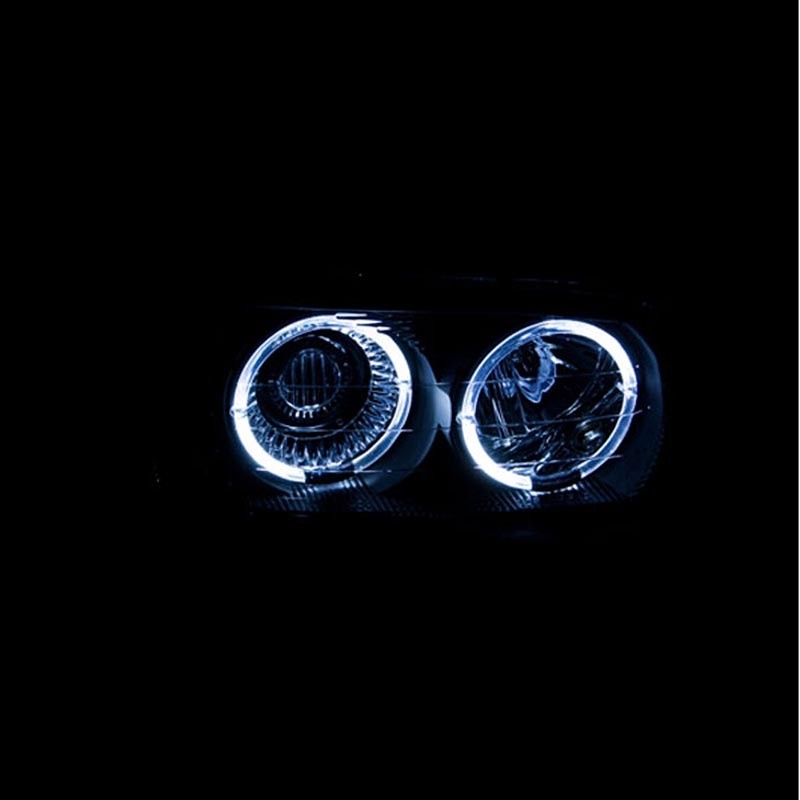 ANZO | Projector Headlights w/ Halo Black - GMC 2000-2007 Anzo USA Lighting